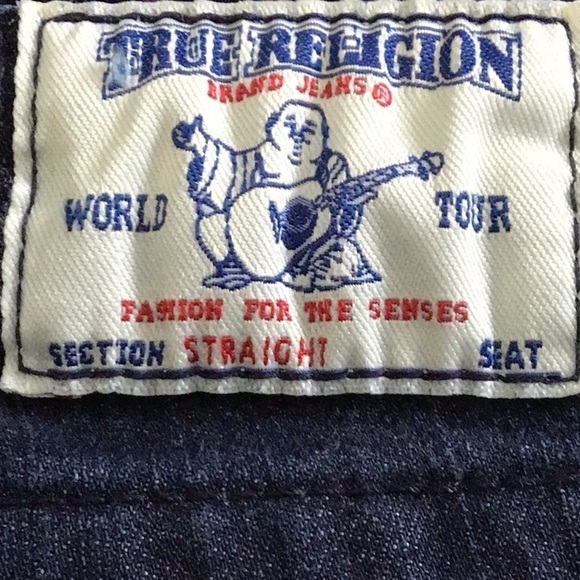 TRUE Religion straight seat blue jeans size 29 - Picture 9 of 14